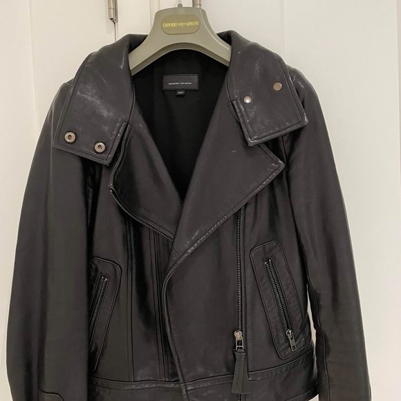 Aritzia Leather Biker Jacket - Picture 3 of 5